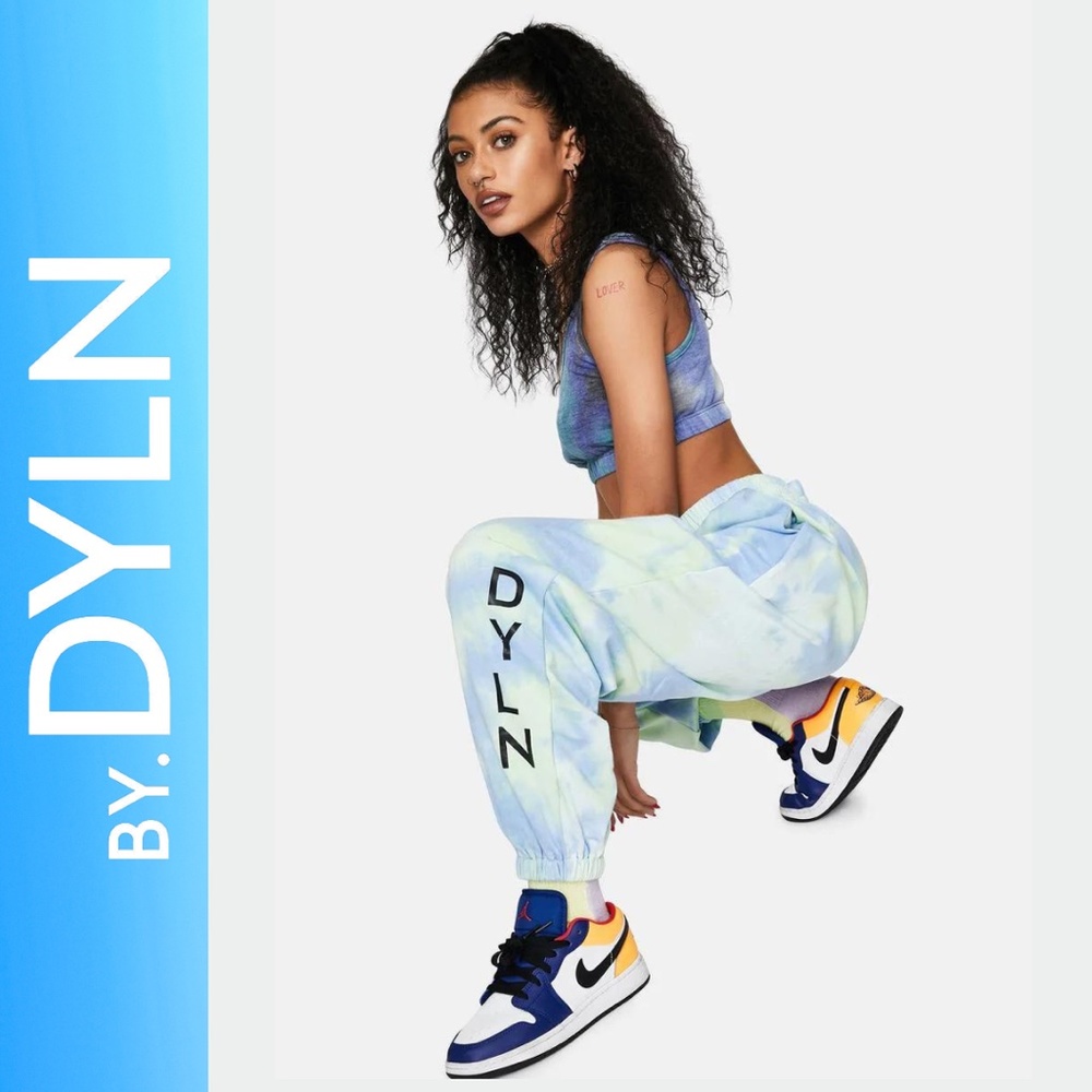 By DYLN Hudson Tie Dye Track Pants